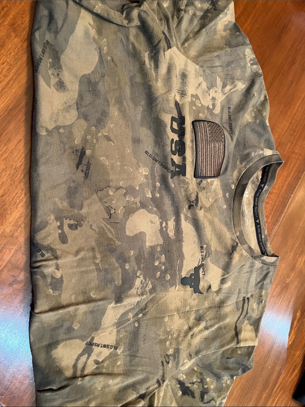 Under Armour Men's Olive Camo Short Sleeve Crewneck Tee